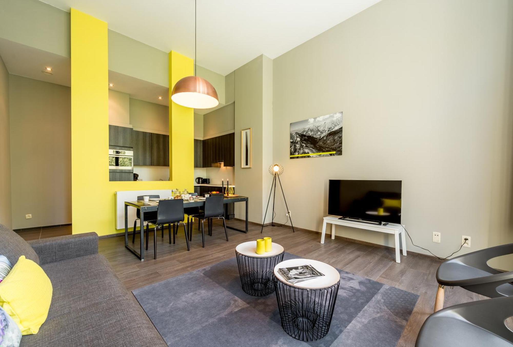 Smartflats - Berlaymont Apartment Брюксел Стая снимка